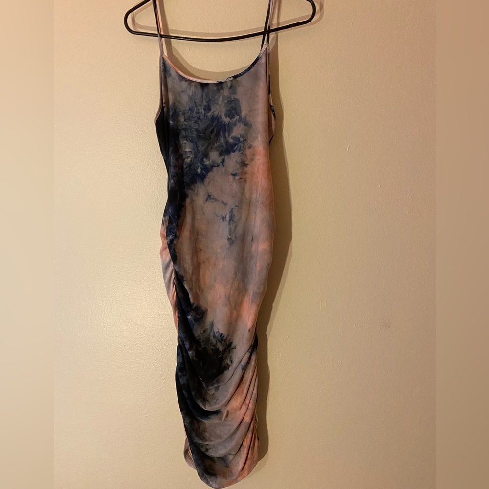 Tide eye bodycon dress